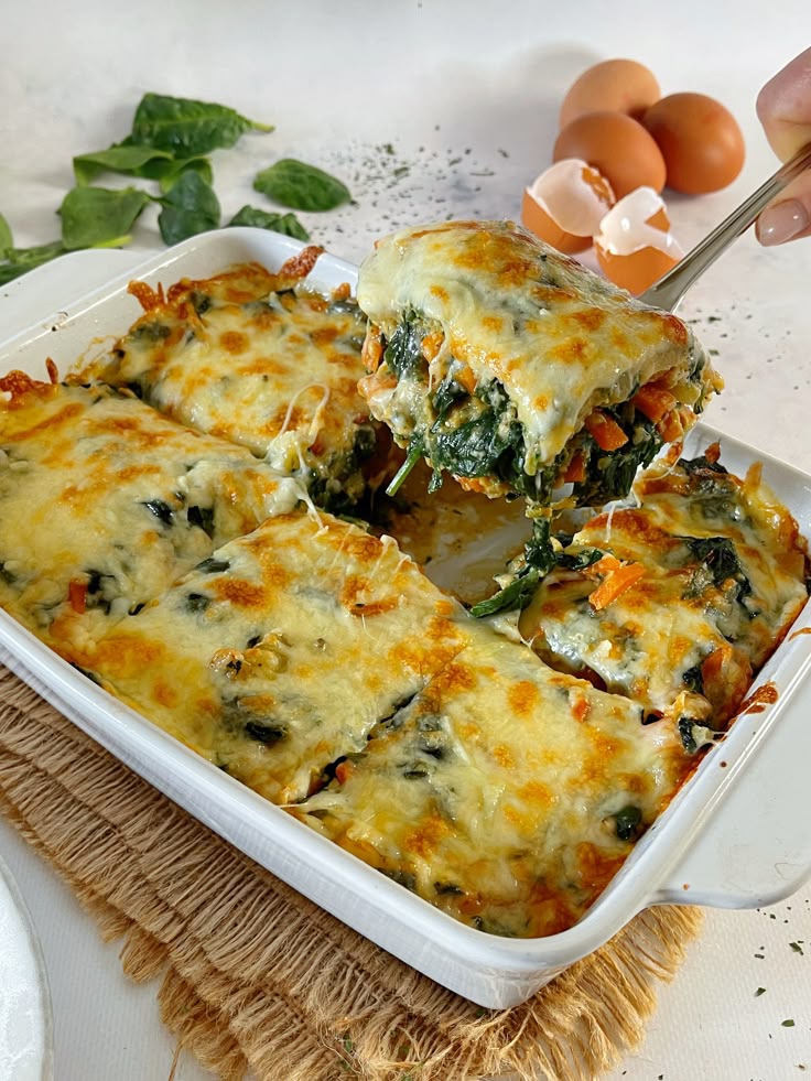Gratinado de espinafres com cenoura (saudável e…