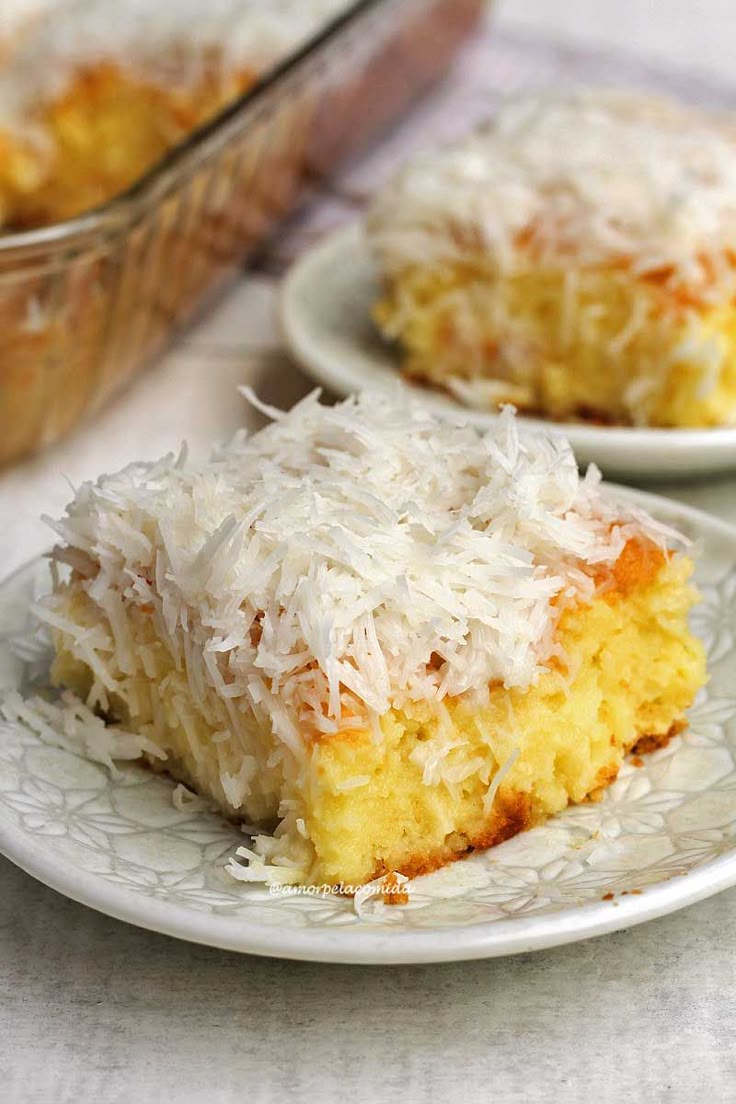 Receita fácil e econômica de bolo de coco…